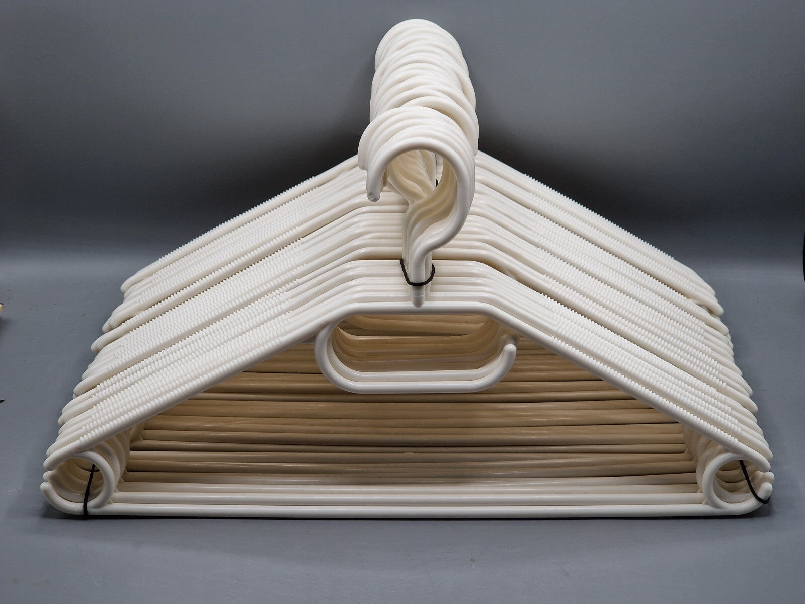 Kleiderbügel 50er Pack, 22x41x0,8, Weiss, Polypropylen